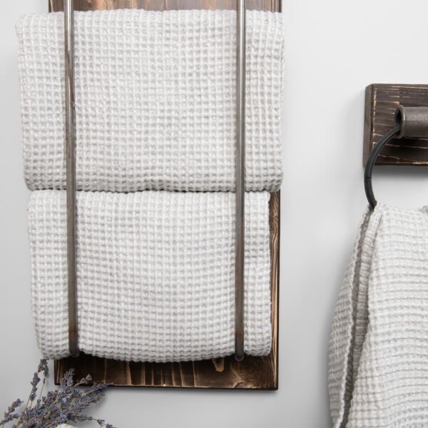BINGO Drap de bain gris givre – Image 4