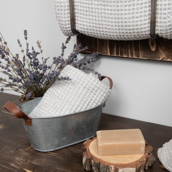 BINGO Drap de bain gris givre – Image 5