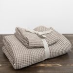 BINGO Drap de bain gris brun