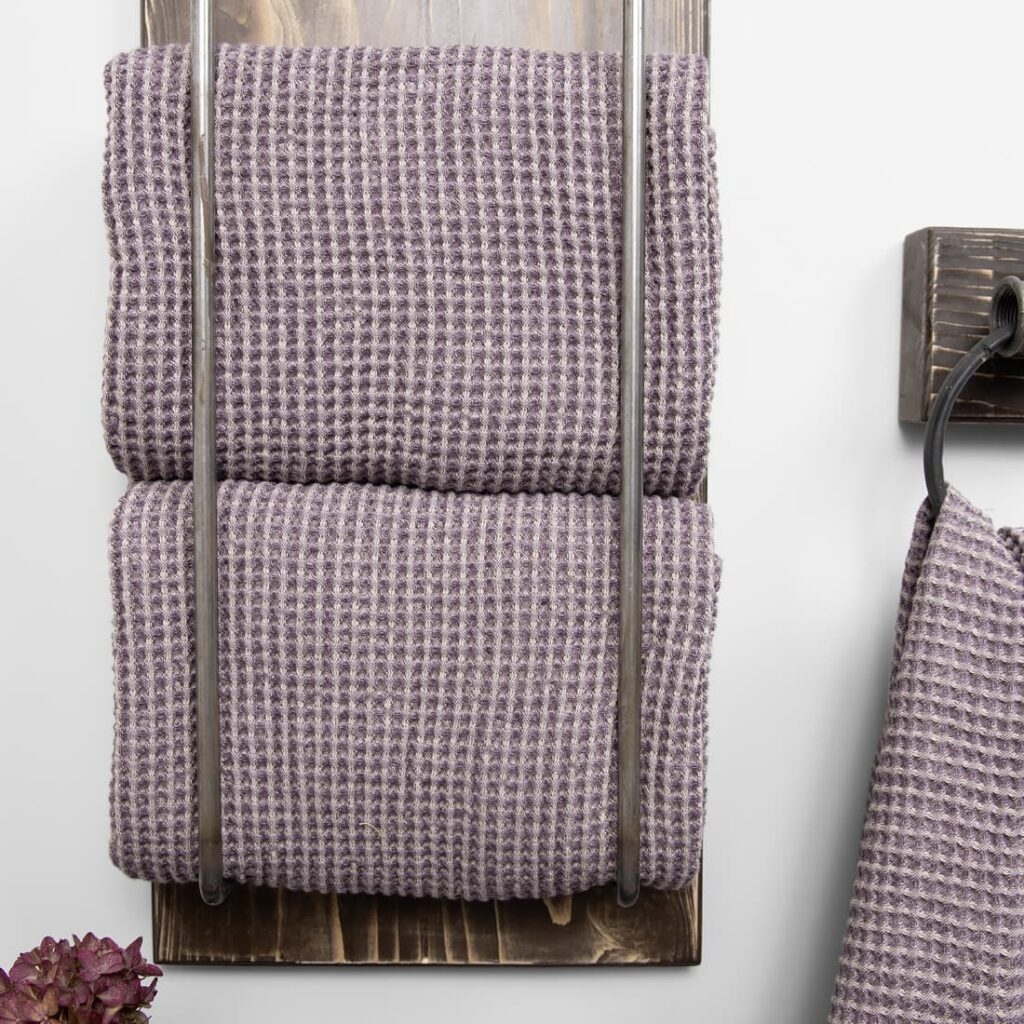 BINGO Drap de bain gris violet 3 BINGO Drap de bain gris violet – Image 3