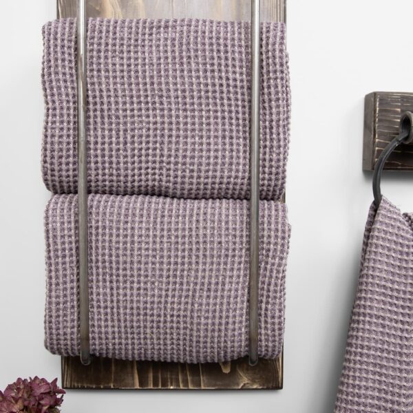 BINGO Drap de bain gris violet – Image 3