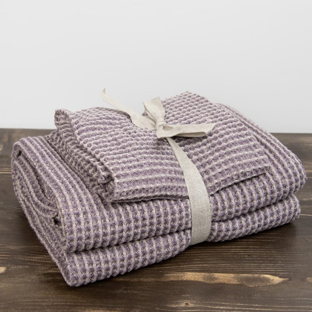 BINGO Drap de bain gris violet 5 BINGO Drap de bain gris violet – Image 5
