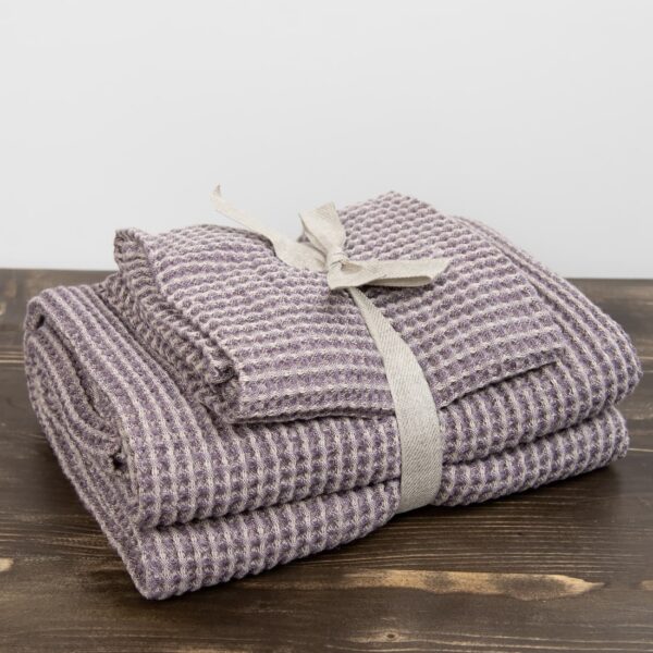 BINGO Drap de bain gris violet – Image 5