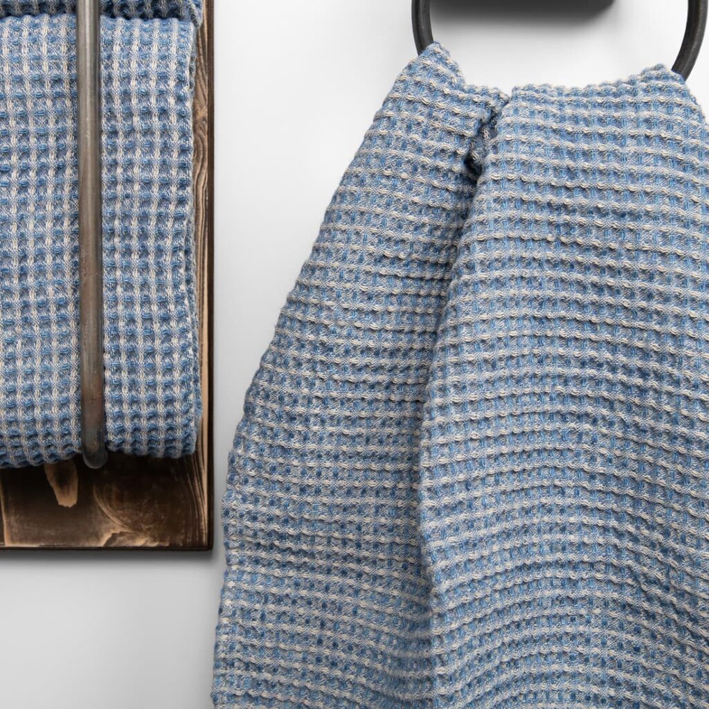 BINGO Drap de bain gris bleu 4 BINGO Drap de bain gris bleu – Image 4