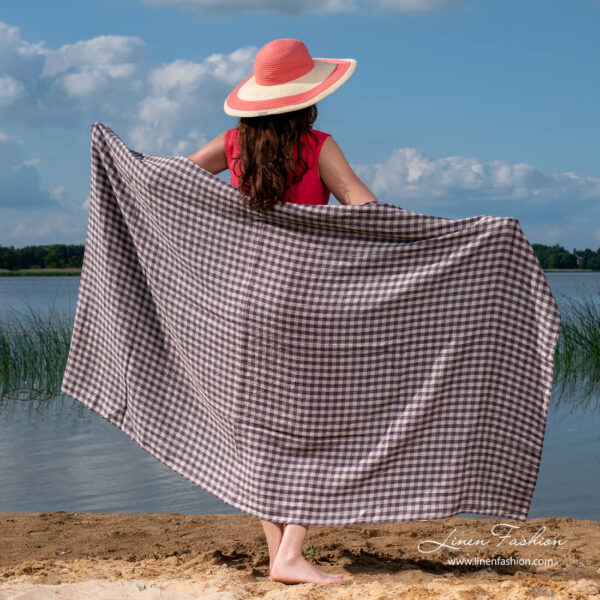 MARRE Serviette de plage violette