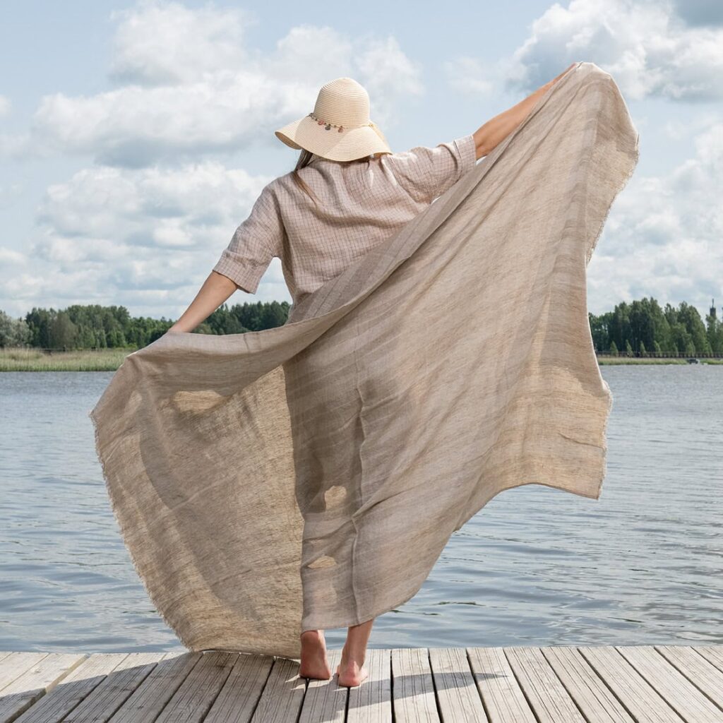 ISLA Serviette de plage beige 5 ISLA Serviette de plage beige – Image 5