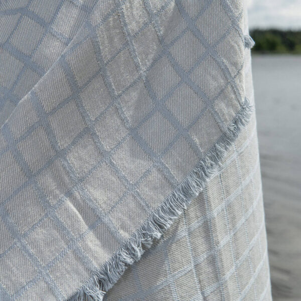 BOKA Serviette de plage bleu-gris – Image 4