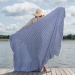 CROATIA Serviette de plage bleue