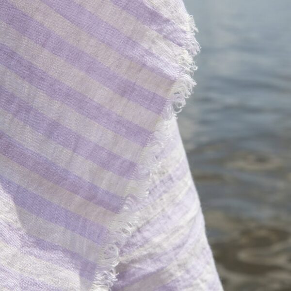 AMALFI Serviette de plage lilas – Image 4