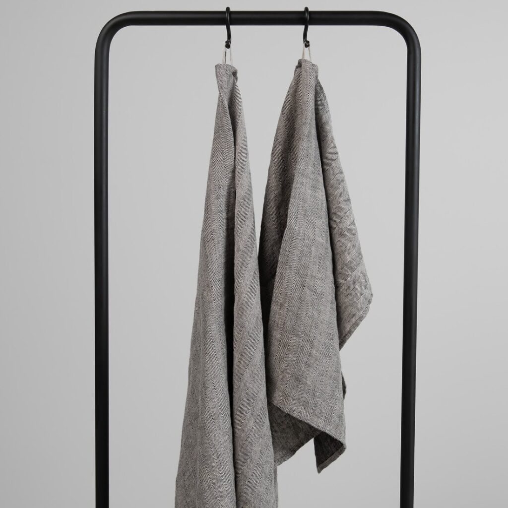 RAY Drap de bain gris 2 RAY Drap de bain gris – Image 2