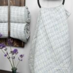 ASPEN Drap de bain blanc cassé