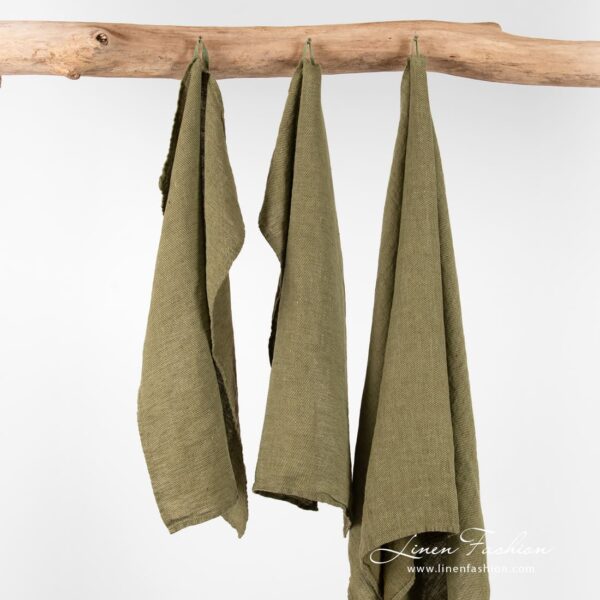 FLINT Drap de bain vert