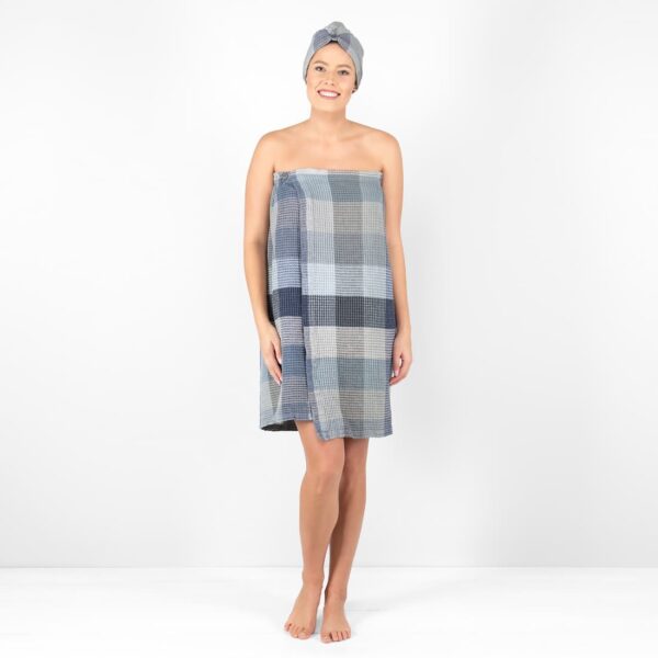 BINGO Serviette à enrouler bleu gris – Image 2