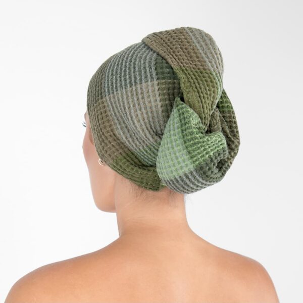 BINGO Serviette pour cheveux verte – Image 3