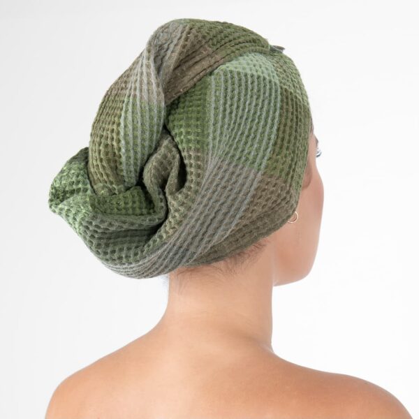BINGO Serviette pour cheveux verte – Image 2
