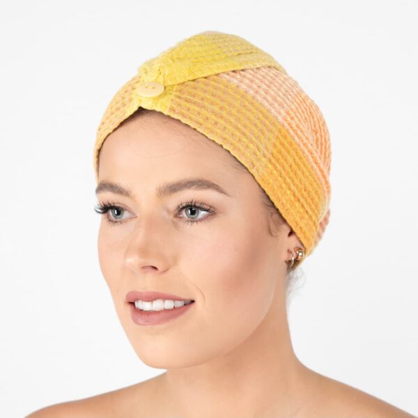 BINGO Serviette pour cheveux orange