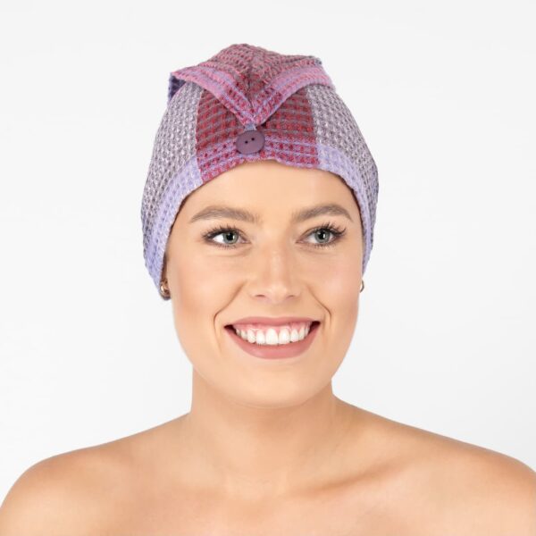BINGO Serviette pour cheveux lilas