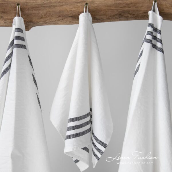 TRIO Drap de bain blanc – Image 2