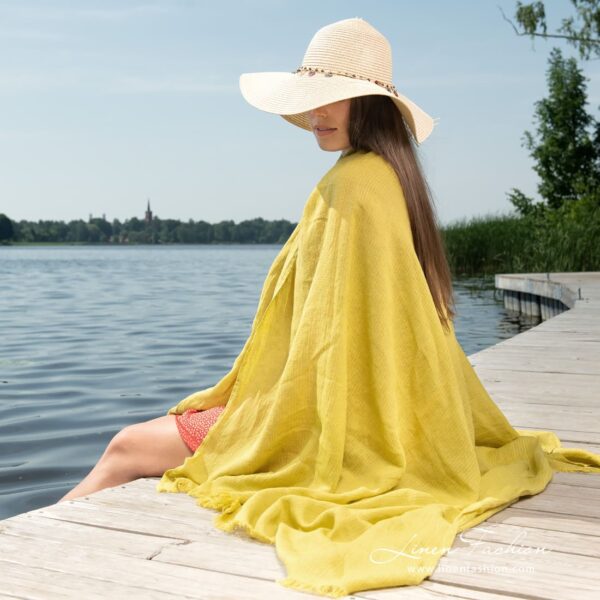 VENICE Serviette de plage jaune – Image 5