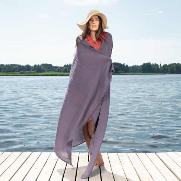 VENICE Serviette de plage violette – Image 2