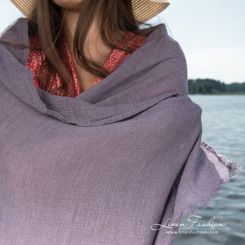 VENICE Serviette de plage violette 4 VENICE Serviette de plage violette – Image 4