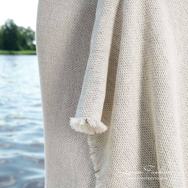 POSITANO Serviette de plage bleu clair gris – Image 5