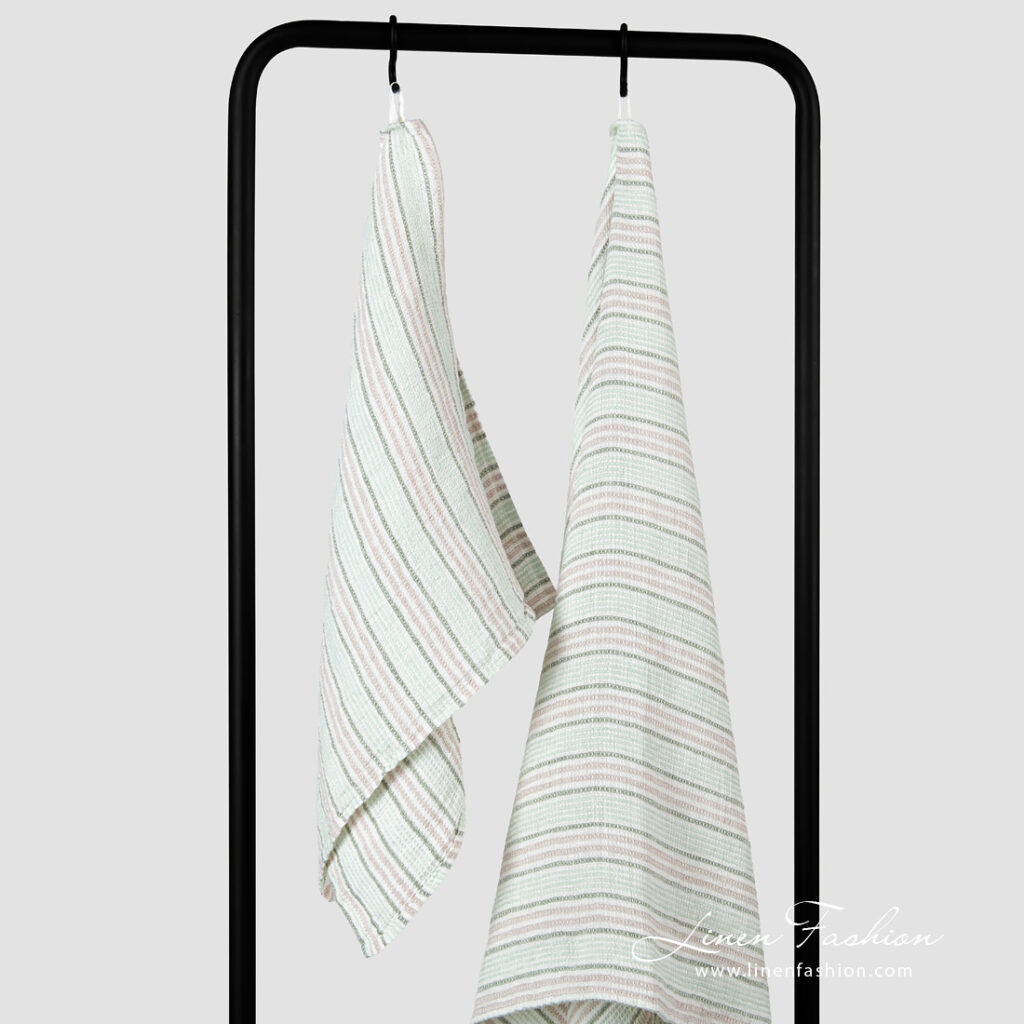 DOVERI Drap de bain verte 2 DOVERI Drap de bain verte – Image 2