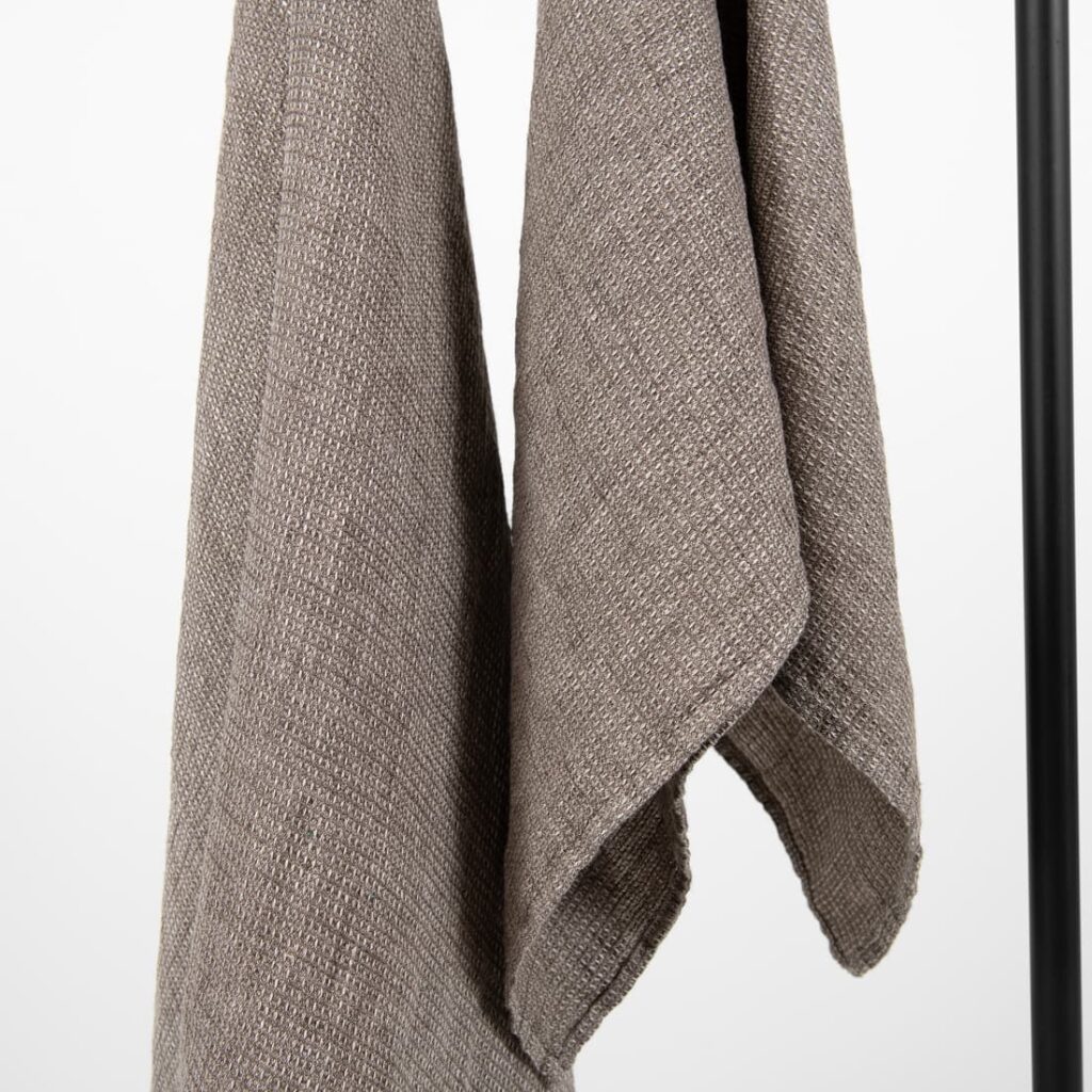 PURO Drap de bain gris brun 2 PURO Drap de bain gris brun – Image 2