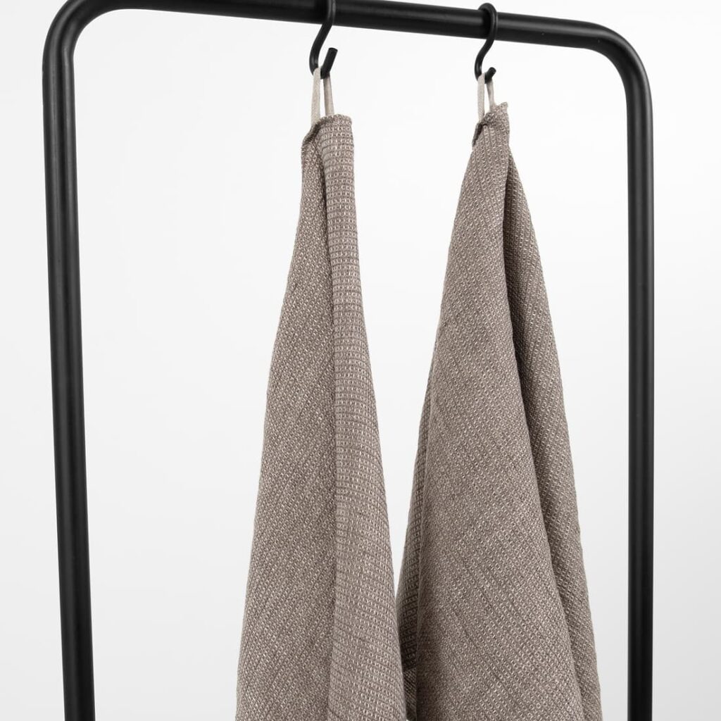 PURO Drap de bain gris brun 3 PURO Drap de bain gris brun – Image 3
