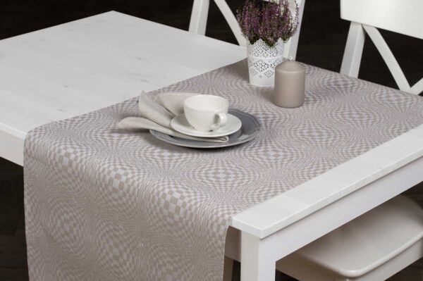 COSMOS Chemin de table gris