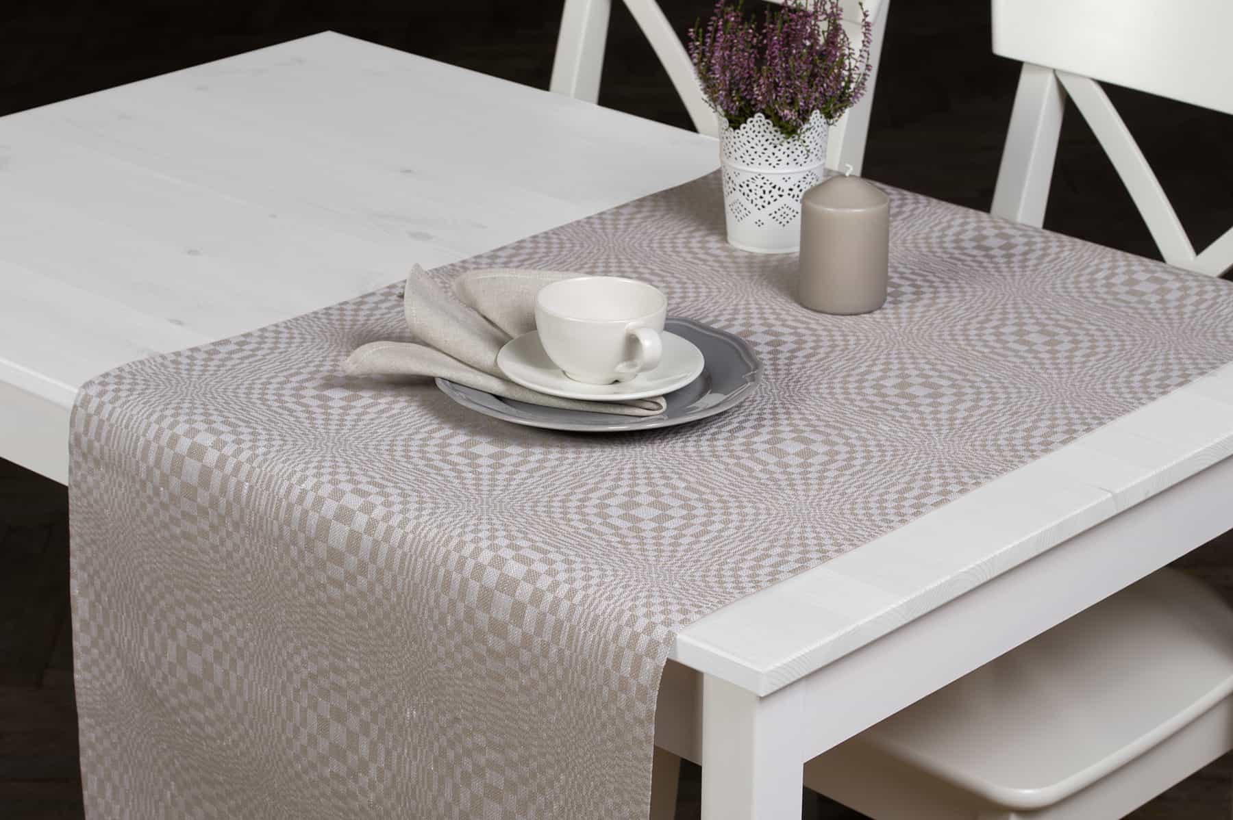 COSMOS Chemin de table gris