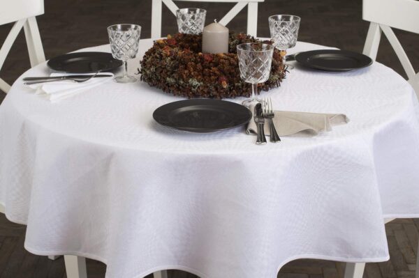 COSMOS Nappe ronde/ovale blanc optique