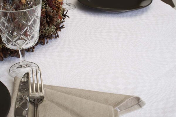 COSMOS Nappe ronde/ovale blanc optique – Image 3
