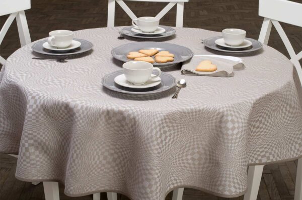 COSMOS Nappe ronde/ovale beige