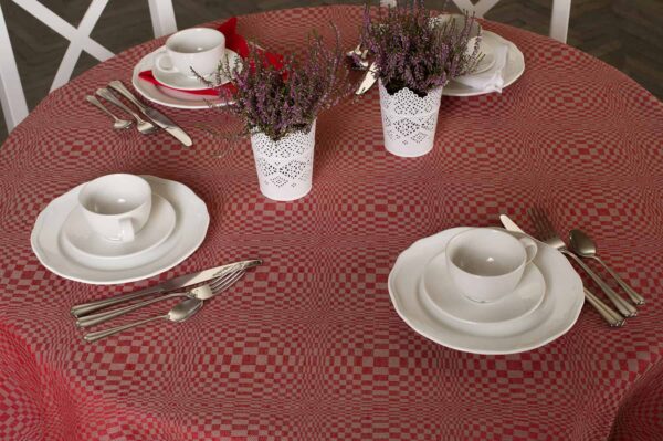 COSMOS Nappe ronde/ovale rouge – Image 2