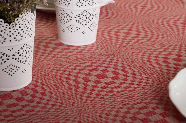 COSMOS Nappe ronde/ovale rouge – Image 3