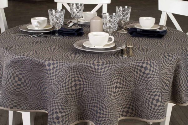 COSMOS Nappe ronde/ovale bleue