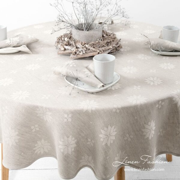 MYSTI Nappe ronde/ovale beige – Image 2
