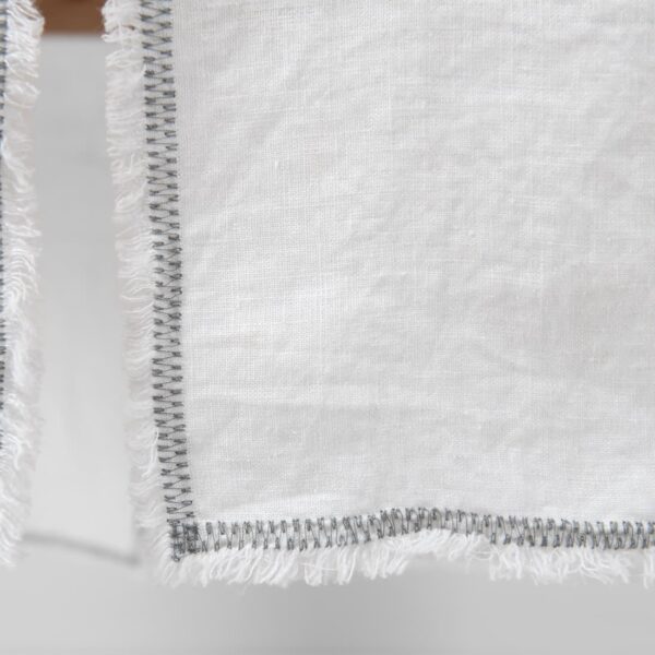 ALBA Chemin de table blanc – Image 3