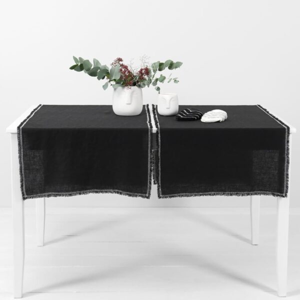 ALBA Chemin de table noir