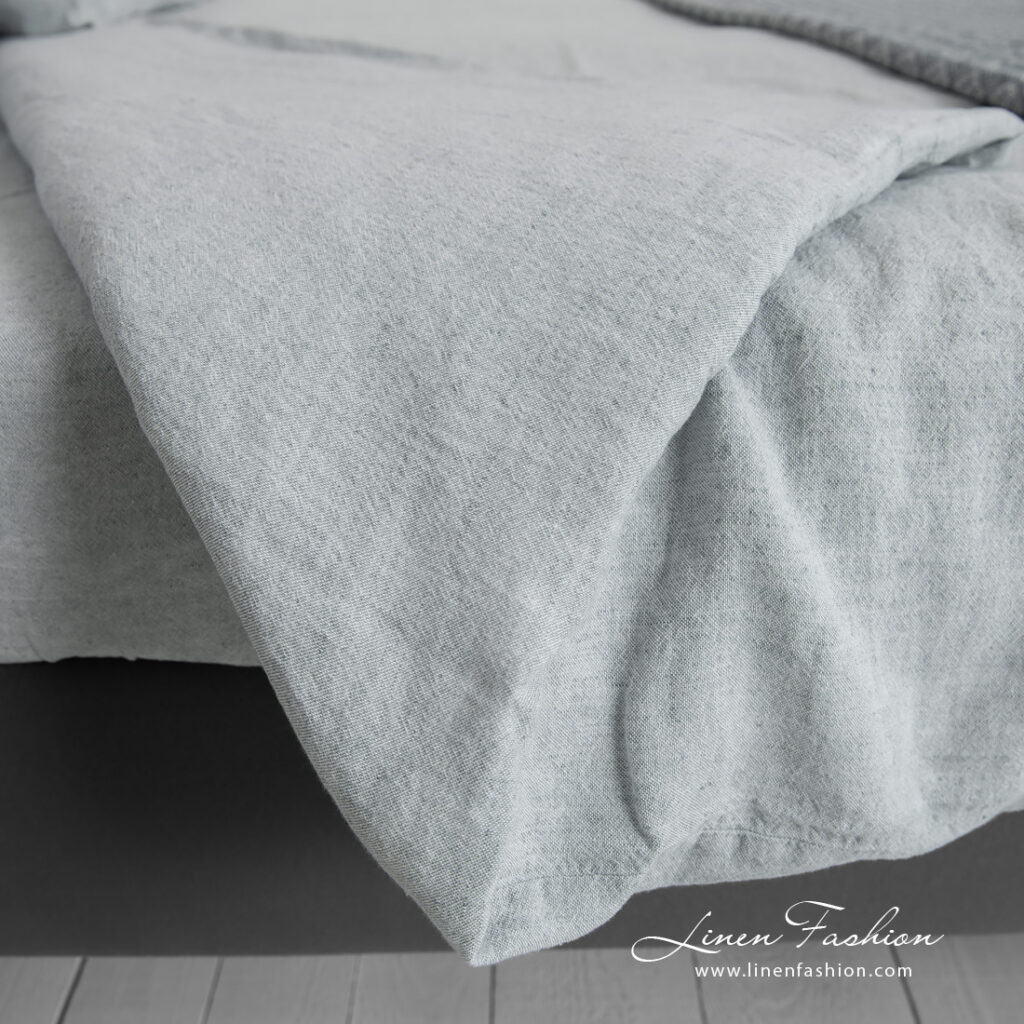 STONA Linge de lit 6 linen cotton blue grey bedlinen, duvet cover in different sizes.