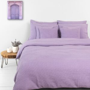 ROYAL Linge de lit lilas 10 royal half linen bedlinen set