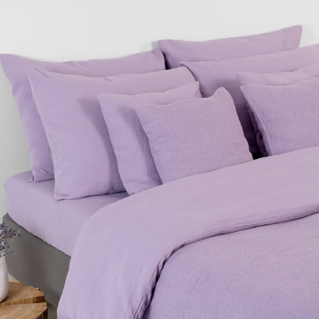 ROYAL Linge de lit lilas 6 rolay lilac bedlinen set