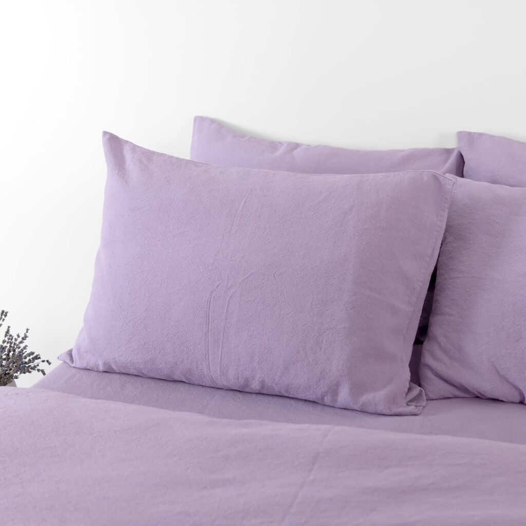 ROYAL Linge de lit lilas 8 rolay lilac pillow cases