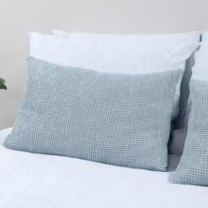 BINGO Housse de coussin bleu glacier