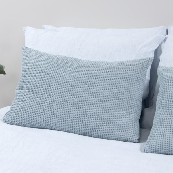 BINGO Housse de coussin bleu glacier