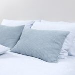 BINGO Housse de coussin bleu glacier