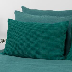 BINGO Housse de coussin vert émeraude