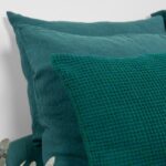BINGO Housse de coussin vert émeraude