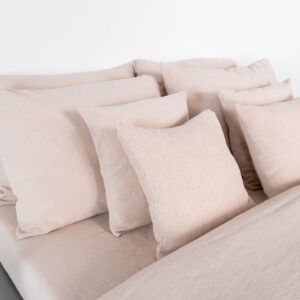 ROYAL Housse de coussin  blanc cacao